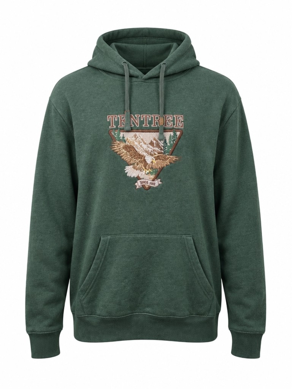 tentree Forest Green Eagle Graphic Hoodie